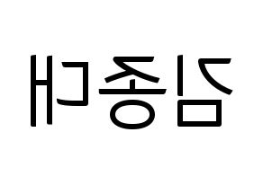 KPOP EXO-CBX(엑소-CBX、エクソ-CBX) 첸 (チェン) コンサート用　応援ボード・うちわ　韓国語/ハングル文字型紙 左右反転