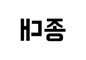 KPOP EXO-CBX(엑소-CBX、エクソ-CBX) 첸 (チェン) k-pop アイドル名前 ファンサボード 型紙 左右反転