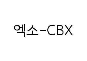 無料 KPOP EXO-CBX(엑소-CBX、エクソ-CBX) ハングルボード型紙、ハングルうちわ型紙 通常