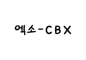 KPOP EXO-CBX(엑소-CBX、エクソ-CBX) 応援ボード 作り方 通常