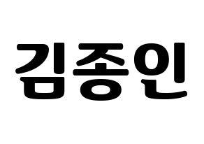 KPOP EXO(엑소、エクソ) 카이 (カイ) コンサート用　応援ボード・うちわ　韓国語/ハングル文字型紙 通常