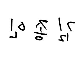 KPOP EXO(엑소、エクソ) 카이 (キム・ジョンイン, カイ) k-pop アイドル名前　ボード 言葉 左右反転
