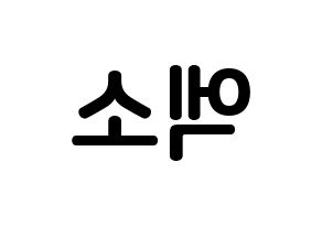 KPOP EXO(엑소、エクソ) k-pop ボード ハングル表記 言葉 左右反転