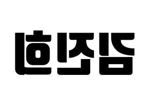 KPOP FIESTAR(피에스타、ピエスタ) 재이 (ジェイ) コンサート用　応援ボード・うちわ　韓国語/ハングル文字型紙 左右反転