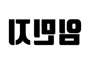 KPOP FIESTAR(피에스타、ピエスタ) 린지 (リンジ) コンサート用　応援ボード・うちわ　韓国語/ハングル文字型紙 左右反転
