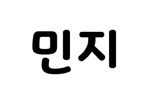 KPOP FIESTAR(피에스타、ピエスタ) 린지 (リンジ) 応援ボード・うちわ　韓国語/ハングル文字型紙 通常