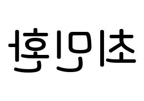 KPOP FTISLAND(FT아일랜드、エフティー・アイランド) 최민환 (チェ・ミンファン, チェ・ミンファン) 無料サイン会用、イベント会用応援ボード型紙 左右反転