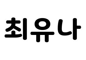 KPOP GFRIEND(여자친구、ジーフレンド) 유주 (ユジュ) 応援ボード・うちわ　韓国語/ハングル文字型紙 通常