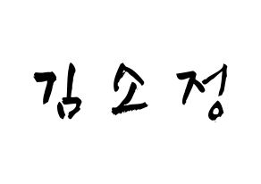 KPOP GFRIEND(여자친구、ジーフレンド) 소원 (キム・ソジョン, ソウォン) 応援ボード、うちわ無料型紙、応援グッズ 通常