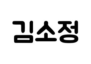 KPOP GFRIEND(여자친구、ジーフレンド) 소원 (キム・ソジョン, ソウォン) 応援ボード、うちわ無料型紙、応援グッズ 通常