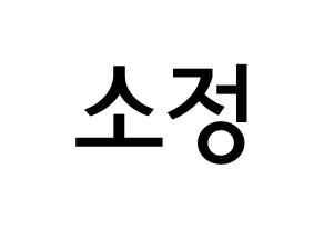 KPOP GFRIEND(여자친구、ジーフレンド) 소원 (キム・ソジョン, ソウォン) 無料サイン会用、イベント会用応援ボード型紙 通常