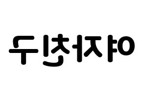 無料 KPOP歌手 GFRIEND(여자친구、ジーフレンド) ハングル応援ボード型紙、応援グッズ制作 左右反転