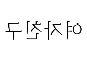 無料 KPOP歌手 GFRIEND(여자친구、ジーフレンド) ハングル応援ボード型紙、応援グッズ制作 左右反転