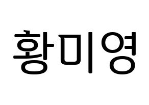 KPOP Girls' Generation(소녀시대、少女時代) 티파니 (ティファニー) プリント用応援ボード型紙、うちわ型紙　韓国語/ハングル文字型紙 通常