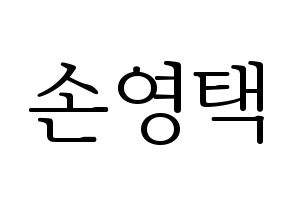 KPOP Golden Child(골든차일드、ゴールデン・チャイルド) TAG (TAG) 応援ボード・うちわ　韓国語/ハングル文字型紙 通常