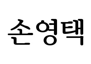 KPOP Golden Child(골든차일드、ゴールデン・チャイルド) TAG (TAG) プリント用応援ボード型紙、うちわ型紙　韓国語/ハングル文字型紙 通常