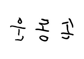 KPOP Highlight(하이라이트、ハイライト) 손동운 (ソン・ドンウン, ソン・ドンウン) k-pop アイドル名前　ボード 言葉 左右反転