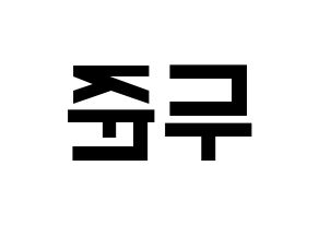 KPOP Highlight(하이라이트、ハイライト) 윤두준 (ユン・ドゥジュン) 名前 応援ボード 作り方 左右反転
