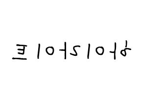 KPOP Highlight(하이라이트、ハイライト) k-pop 応援ボード メッセージ 型紙 左右反転