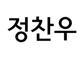 KPOP iKON(아이콘、アイコン) 정찬우 (チョン・チャヌ, CHAN) 無料サイン会用、イベント会用応援ボード型紙 通常