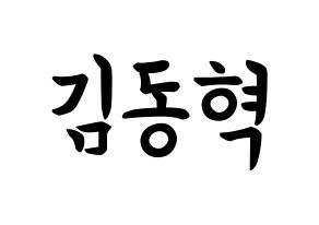 KPOP iKON(아이콘、アイコン) 김동혁 (キム・ドンヒョク, DK) k-pop アイドル名前　ボード 言葉 通常