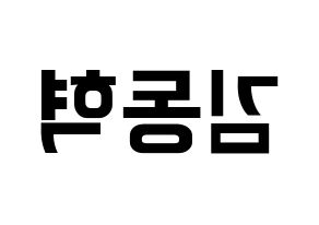KPOP iKON(아이콘、アイコン) 김동혁 (DK) k-pop アイドル名前 ファンサボード 型紙 左右反転