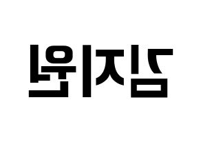 KPOP iKON(아이콘、アイコン) BOBBY (BOBBY) k-pop アイドル名前 ファンサボード 型紙 左右反転