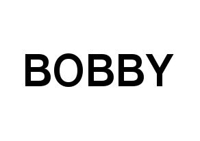 KPOP iKON(아이콘、アイコン) BOBBY (キム・ジウォン, BOBBY) 応援ボード、うちわ無料型紙、応援グッズ 通常