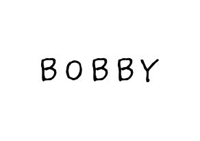 KPOP iKON(아이콘、アイコン) BOBBY (BOBBY) k-pop アイドル名前 ファンサボード 型紙 通常