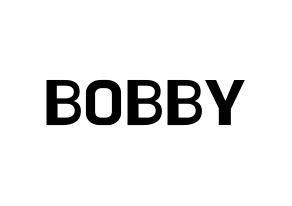 KPOP iKON(아이콘、アイコン) BOBBY (BOBBY) k-pop アイドル名前 ファンサボード 型紙 通常