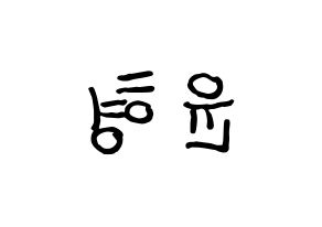 KPOP iKON(아이콘、アイコン) 송윤형 (SONG) k-pop アイドル名前 ファンサボード 型紙 左右反転
