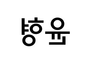KPOP iKON(아이콘、アイコン) 송윤형 (ソン・ユンヒョン, SONG) 無料サイン会用、イベント会用応援ボード型紙 左右反転