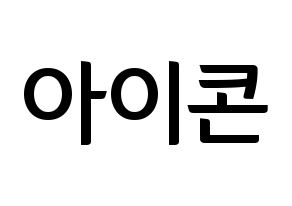 KPOP iKON(아이콘、アイコン) k-pop ファンサ ボード 型紙 通常