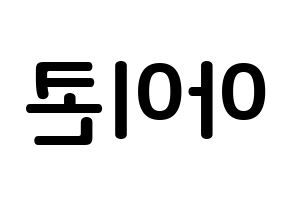 Kpop歌手 Ikon 아이콘 アイコン 応援ボード型紙 うちわ型紙 韓国語 ハングル文字