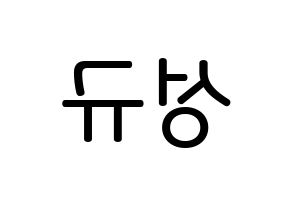 KPOP INFINITE(인피니트、インフィニット) 성규 (キム・ソンギュ, ソンギュ) 無料サイン会用、イベント会用応援ボード型紙 左右反転