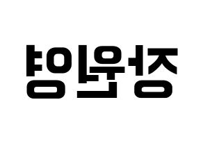 KPOP IZ*ONE(아이즈원、アイズワン) 장원영 (チャン・ウォニョン) k-pop アイドル名前 ファンサボード 型紙 左右反転