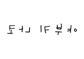 KPOP IZ*ONE(아이즈원、アイズワン) 야부키 나코 (矢吹奈子, ヤブキナコ) 無料サイン会用、イベント会用応援ボード型紙 左右反転