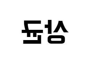 KPOP JBJ95(JBJ95、ジェイビージェークオ) 김상균 (キム・サンギュン) k-pop アイドル名前 ファンサボード 型紙 左右反転
