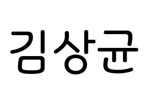 KPOP JBJ95(JBJ95、ジェイビージェークオ) 김상균 (キム・サンギュン, キム・サンギュン) 無料サイン会用、イベント会用応援ボード型紙 通常