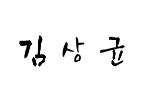 KPOP JBJ95(JBJ95、ジェイビージェークオ) 김상균 (キム・サンギュン, キム・サンギュン) 応援ボード、うちわ無料型紙、応援グッズ 通常