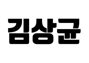 KPOP JBJ95(JBJ95、ジェイビージェークオ) 김상균 (キム・サンギュン) コンサート用　応援ボード・うちわ　韓国語/ハングル文字型紙 通常