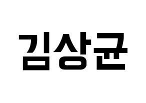 KPOP JBJ95(JBJ95、ジェイビージェークオ) 김상균 (キム・サンギュン) k-pop アイドル名前 ファンサボード 型紙 通常