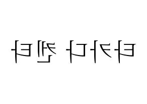 KPOP JBJ95(JBJ95、ジェイビージェークオ) 타카다 켄타 (タカダケンタ) 応援ボード・うちわ　韓国語/ハングル文字型紙 左右反転