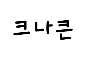 KPOP KNK(크나큰、クナクン) 応援ボード 作り方 通常