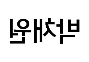 KPOP LOONA(이달의 소녀、今月の少女) 고원 (パク・チェウォン, コウォン) 無料サイン会用、イベント会用応援ボード型紙 左右反転