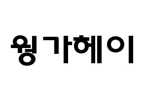 KPOP LOONA(이달의 소녀、今月の少女) 비비 (黄珈熙, ビビ) 応援ボード、うちわ無料型紙、応援グッズ 通常