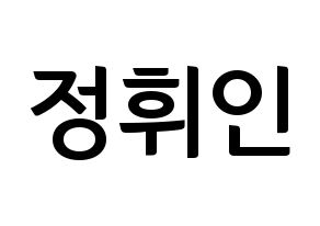 KPOP Mamamoo(마마무、ママムー) 휘인 (フィイン) k-pop アイドル名前 ファンサボード 型紙 通常