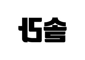 KPOP Mamamoo(마마무、ママムー) 솔라 (ソラ) コンサート用　応援ボード・うちわ　韓国語/ハングル文字型紙 左右反転