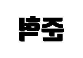 KPOP MCND(엠씨엔디、エムシーエヌディー) 윈 (ウィン) コンサート用　応援ボード・うちわ　韓国語/ハングル文字型紙 左右反転