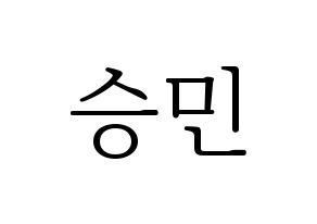 KPOP MCND(엠씨엔디、エムシーエヌディー) 빅 (ビック) 応援ボード・うちわ　韓国語/ハングル文字型紙 通常